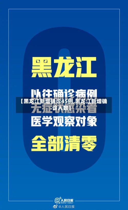 【黑龙江新增确诊45例,黑龙江新增确诊人数】-第1张图片