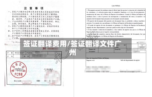 签证翻译费用/签证翻译文件广州-第2张图片