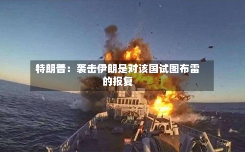 特朗普:袭击伊朗是对该国试图布雷的报复