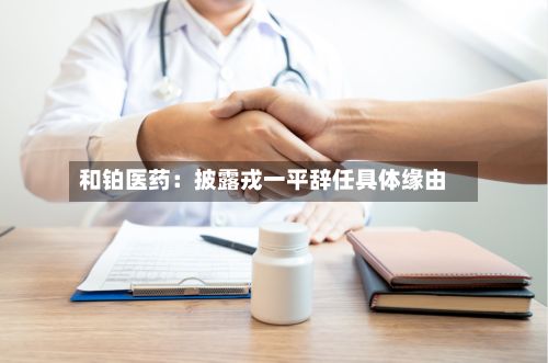 和铂医药：披露戎一平辞任具体缘由-第3张图片
