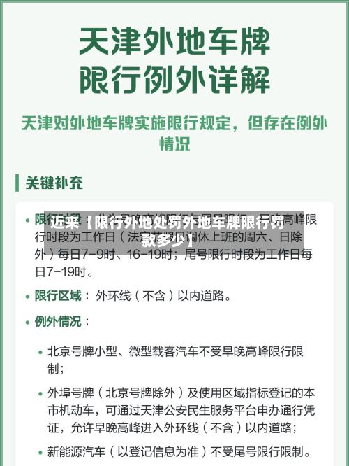 近来【限行外地处罚外地车牌限行罚款多少】-第2张图片