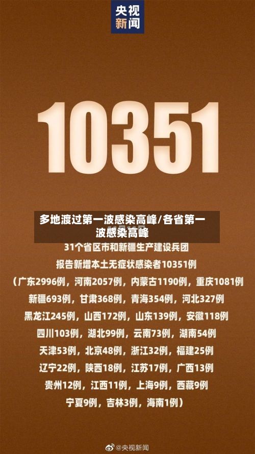 多地渡过第一波感染高峰/各省第一波感染高峰