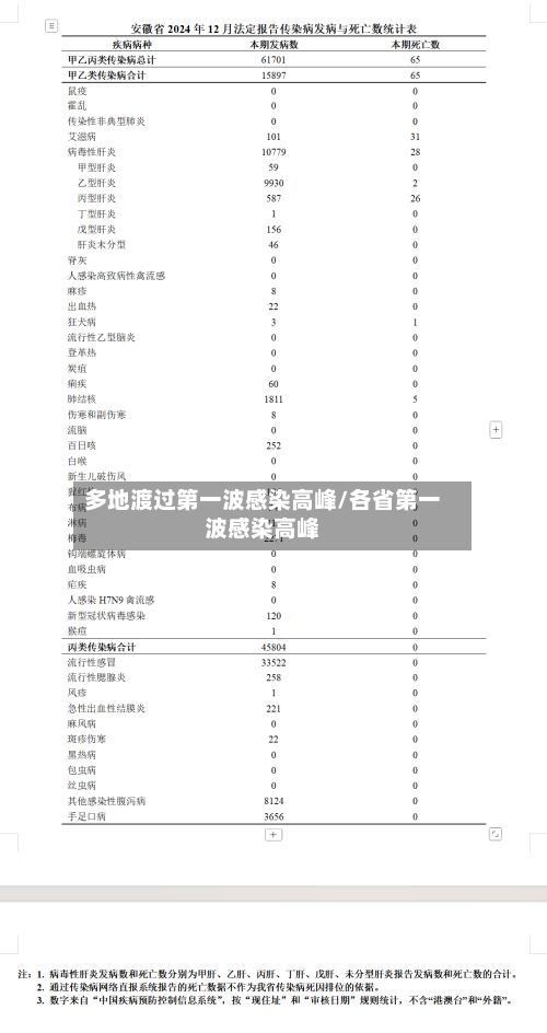 多地渡过第一波感染高峰/各省第一波感染高峰-第2张图片