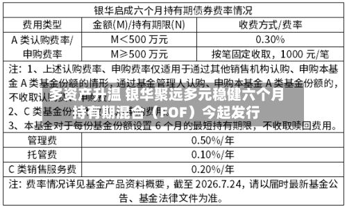 多资产升温 银华聚远多元稳健六个月持有期混合（FOF）今起发行