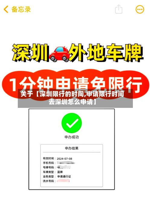 关于【深圳限行的时间,申请限行时间去深圳怎么申请】-第3张图片