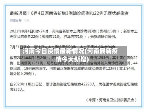 河南今日疫情最新情况(河南最新疫情今天新增)-第2张图片