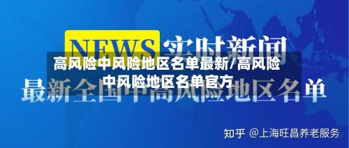 高风险中风险地区名单最新/高风险中风险地区名单官方-第2张图片