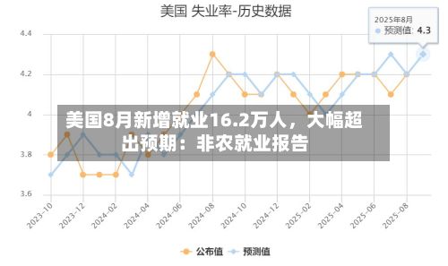 美国8月新增就业16.2万人,大幅超出预期:非农就业报告