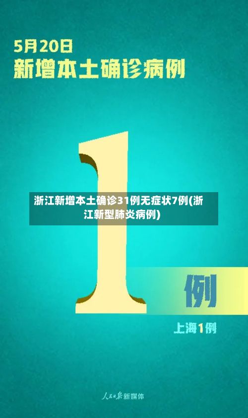 浙江新增本土确诊31例无症状7例(浙江新型肺炎病例)-第2张图片