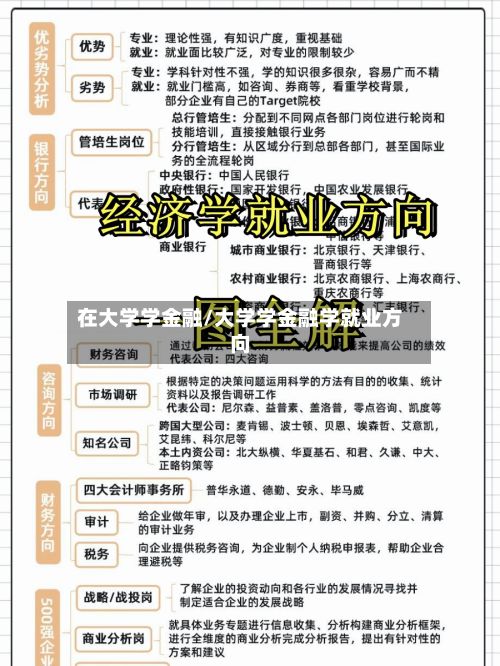在大学学金融/大学学金融学就业方向-第2张图片