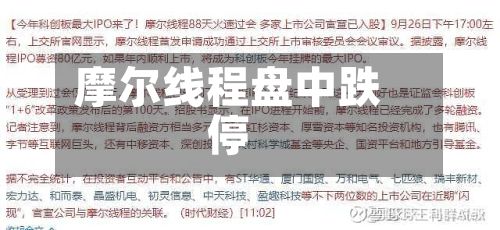 摩尔线程盘中跌停-第3张图片