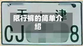 限行裤的简单介绍-第2张图片