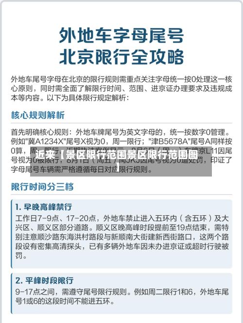 近来【景区限行范围景区限行范围图】-第2张图片