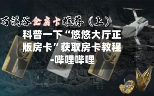 科普一下“悠悠大厅正版房卡”获取房卡教程-哔哩哔哩-第2张图片