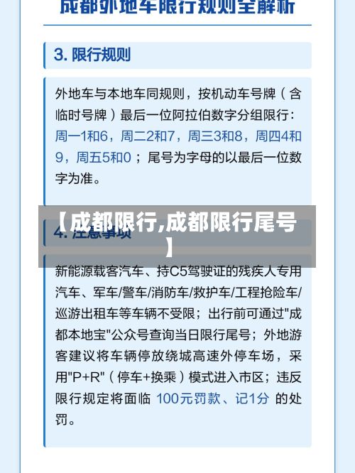 【成都限行,成都限行尾号】