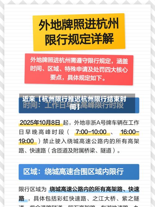 近来【杭州限行推迟杭州限行结束时间】-第2张图片