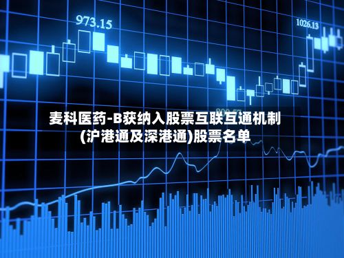 麦科医药-B获纳入股票互联互通机制(沪港通及深港通)股票名单-第1张图片