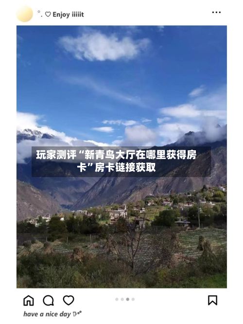 玩家测评“新青鸟大厅在哪里获得房卡”房卡链接获取