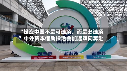 “投资中国不是可选项，而是必选项	” 中外资本借助投洽会加速双向奔赴-第2张图片