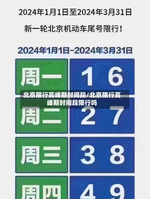 北京限行高峰期时间段/北京限行高峰期时间段限行吗