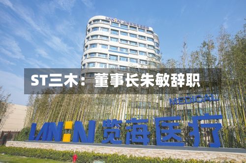 ST三木：董事长朱敏辞职