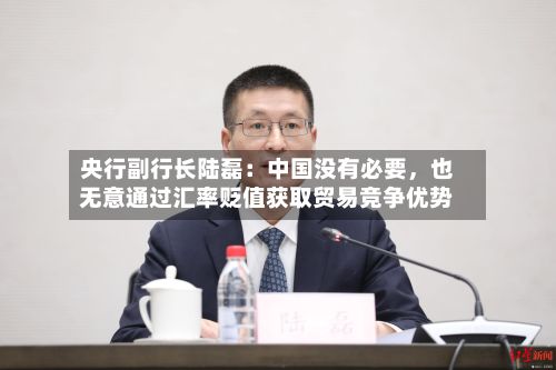 央行副行长陆磊:中国没有必要,也无意通过汇率贬值获取贸易竞争优势
