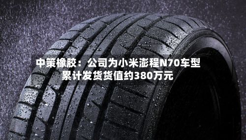 中策橡胶:公司为小米澎程N70车型累计发货货值约380万元-第2张图片