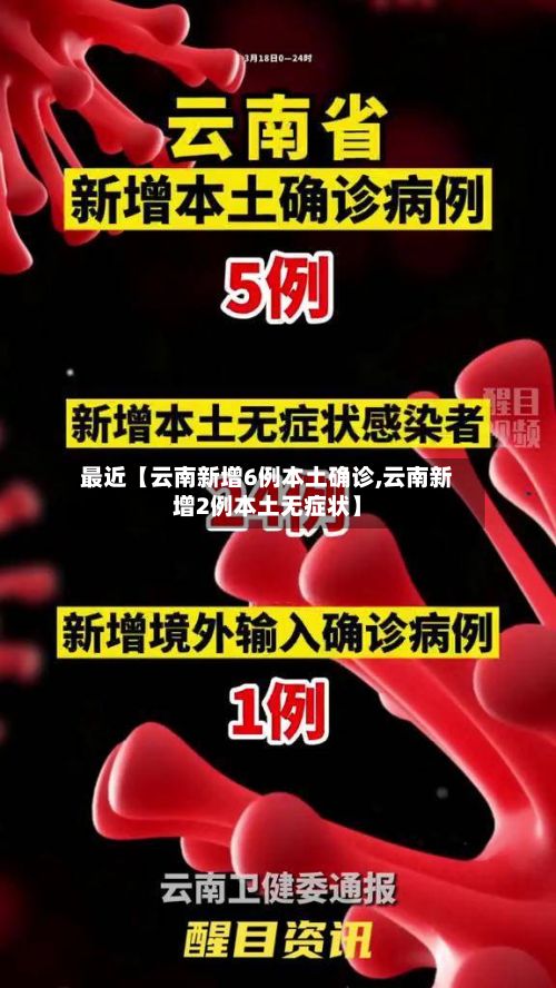 最近【云南新增6例本土确诊,云南新增2例本土无症状】-第2张图片