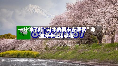 一分钟了解“斗牛的房卡在哪买”详细房卡使用教程-第3张图片