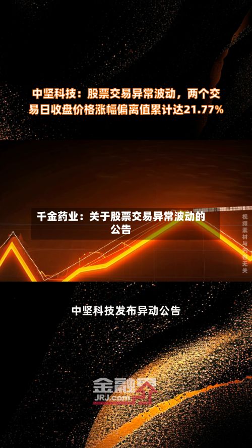 千金药业：关于股票交易异常波动的公告