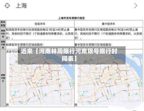 近来【河南林周限行河南限号限行时间表】