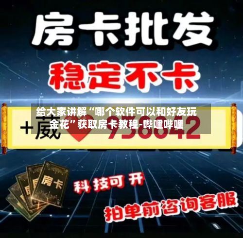 给大家讲解“哪个软件可以和好友玩金花	”获取房卡教程-哔哩哔哩-第3张图片