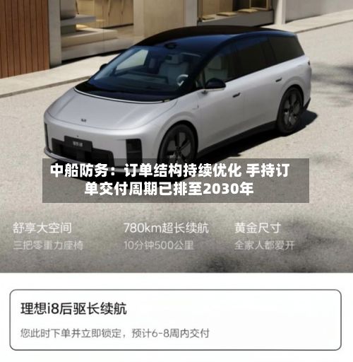 中船防务:订单结构持续优化 手持订单交付周期已排至2030年-第3张图片