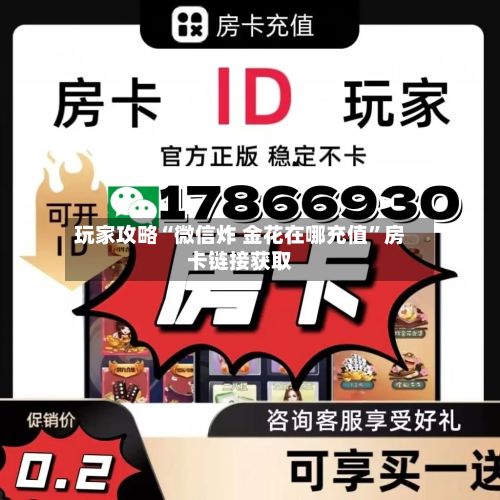 玩家攻略“微信炸 金花在哪充值	”房卡链接获取-第2张图片