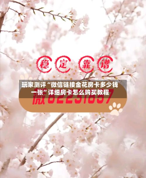 玩家测评“微信链接金花房卡多少钱一张”详细房卡怎么购买教程
