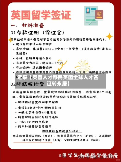 近来【英国人才移民英国全球人才签证转永居】