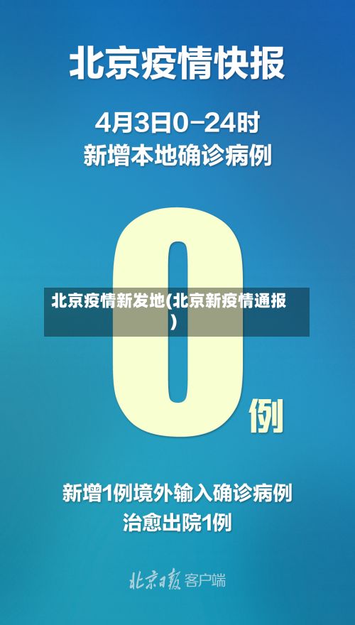 北京疫情新发地(北京新疫情通报)