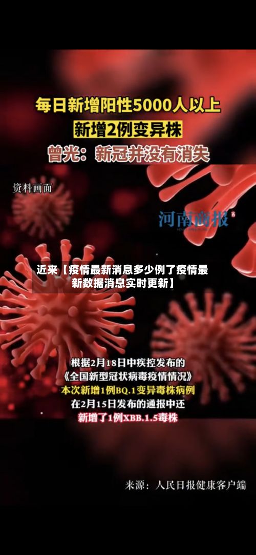 近来【疫情最新消息多少例了疫情最新数据消息实时更新】-第3张图片