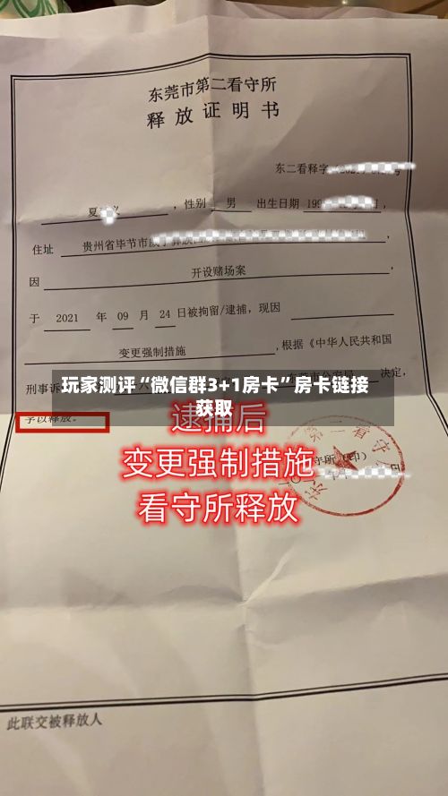 玩家测评“微信群3+1房卡”房卡链接获取