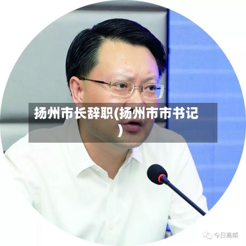 扬州市长辞职(扬州市市书记)-第3张图片